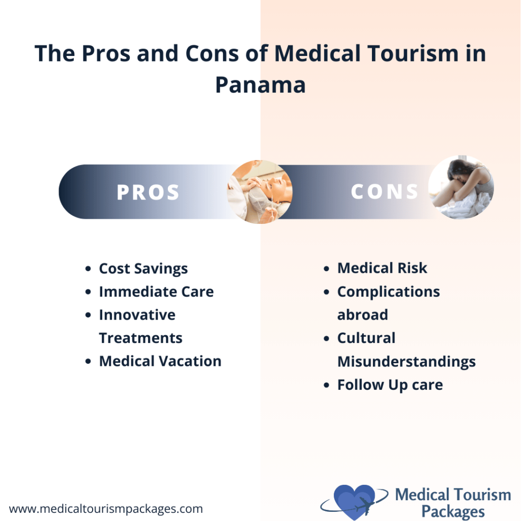 Exploring medical tourism in Panama offers various advantages, such as cost savings, immediate care, and innovative treatments paired with a vacation experience. However, it's essential to consider potential downsides including medical risks, complications, cultural issues, and challenges with follow-up care.